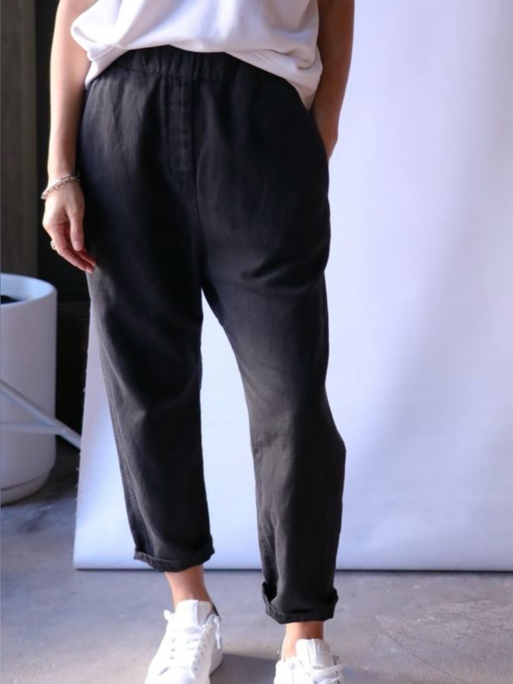 Nili Lotan  Casablanca Pant Carbon Gray
